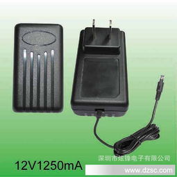 廠家直銷插墻式12V1A監控電源適配器，12W開關電源與12V500mA POS機電源解決方案